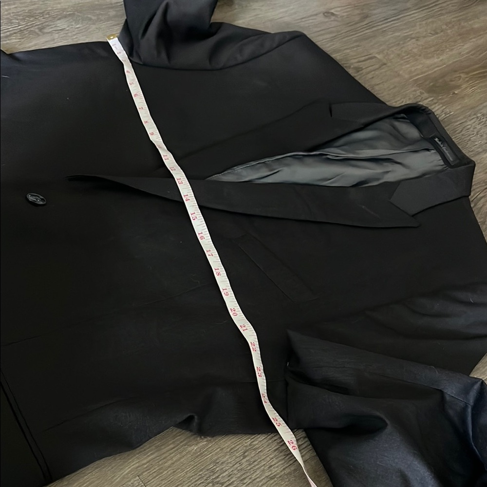 Calvin Klein Classic Black wool Men's Blazer 46R - Picture 4 of 8